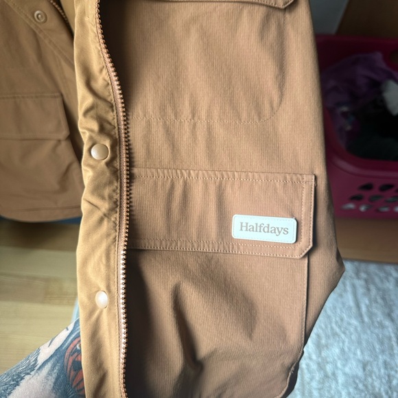 Halfdays Women's Tan Jacket - Picture 2 of 4